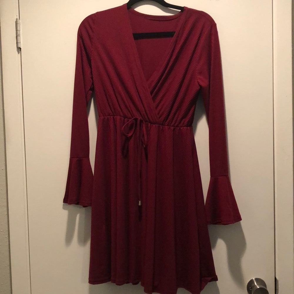 Burgundy Dress
